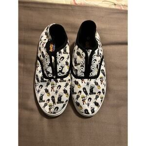 Naruto Shippuden Chibi Lace-Up Sneakers Size 8 Laces Not Included